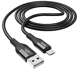 Кабель Hoco X72 Creator Silicone USB-A - micro USB 12w 2.4a 1м cable Black - миниатюра 4 Кабель Hoco X72 Creator Silicone USB-A - micro USB 12w 2.4a 1м cable Black - миниатюра 4