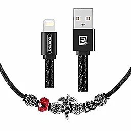 Кабель USB Remax Jewellery Lightning Fallen Angel Cable 0.5M Black (RC-058i)