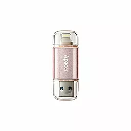 Флешка Apacer AH190 Dual Lightning 128GB USB 3.1 Rose Gold (AP128GAH190H-1)