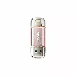 Флешка Apacer AH190 Dual Lightning 128GB USB 3.1 Rose Gold (AP128GAH190H-1) - фото Флешка Apacer AH190 Dual Lightning 128GB USB 3.1 Rose Gold (AP128GAH190H-1)