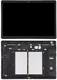Дисплей для планшета Lenovo Tab M10 (TB-X605L, TB-X605F) с тачскрином и рамкой, оригинал, Black