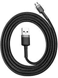 Кабель Baseus Cafule USB-A - micro USB 12w 2.4a 1м cable Grey/Black (CAMKLF-HG1) - миниатюра 3 Кабель Baseus Cafule USB-A - micro USB 12w 2.4a 1м cable Grey/Black (CAMKLF-HG1) - миниатюра 3