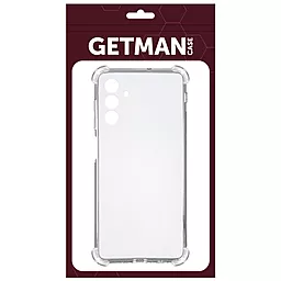 Чехол GETMAN TPU Ease logo усиленные углы для Samsung Galaxy A13 4G Бесцветный (прозрачный) - миниатюра 2