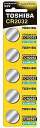 Батарейки Toshiba CR2032 5шт