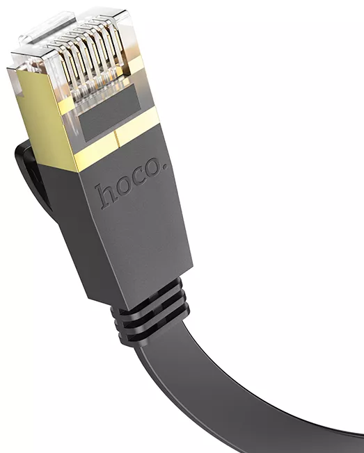 Патч-корд Hoco US07 General RJ-45 3м Cat. 6 чёрный - фото 4