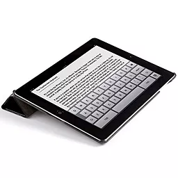 Чехол для планшета JustCase Leather Case For iPad 2/3/4 Black (SS0002) - миниатюра 5