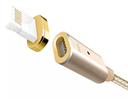 Кабель USB Hoco U16 Magnetic Adsorption Lightning Cable 1.2M Gold - миниатюра 4