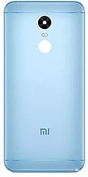 Задняя крышка корпуса Xiaomi Redmi 5 со стеклом камеры Blue - фото Задняя крышка корпуса Xiaomi Redmi 5 со стеклом камеры Blue