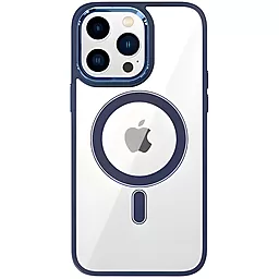 Чехол Epik Color Clear Case with Magsafe для Apple iPhone 13 Pro  Blue