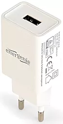 Мережевий зарядний пристрій Energenie 1USBх2.1A White (EG-UC2A-03-W)