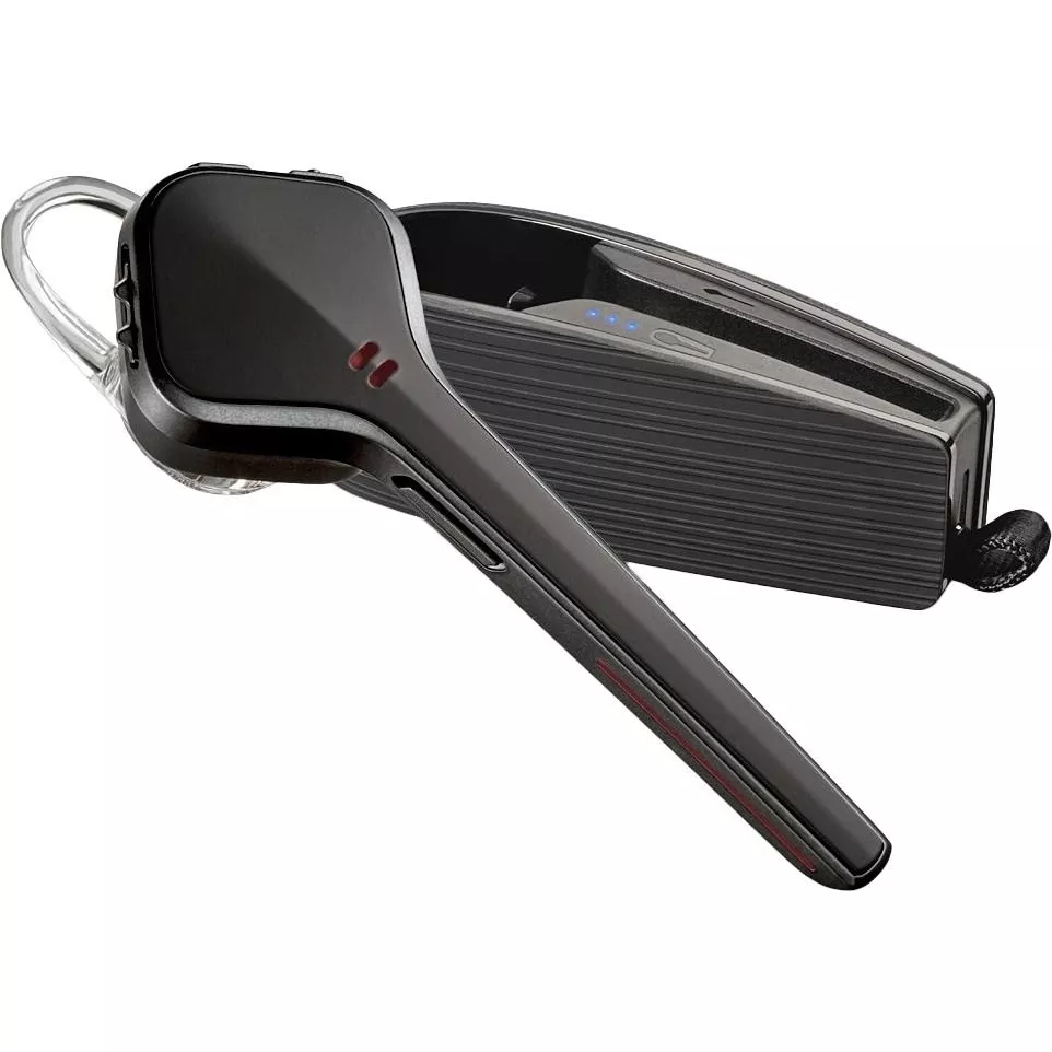 Блютуз гарнитура Plantronics Voyager EDGE Black - фото 1
