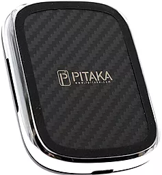 Держатель с беспроводной зарядкой, магнитный Pitaka MagEZ Mount Qi Car Vent Black (CM3001Q) - фото Держатель с беспроводной зарядкой, магнитный Pitaka MagEZ Mount Qi Car Vent Black (CM3001Q)
