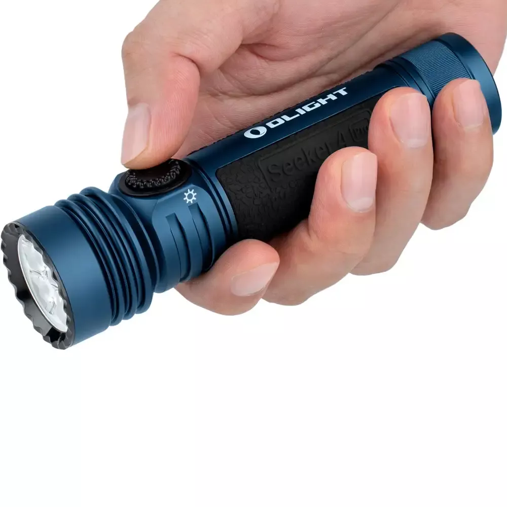 Фонарик аккумуляторный Olight Seeker 4 Pro CW Midnight Blue - фото 7