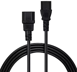 Кабель питания C13 - С14 1мм 3м black (VCPP1C13143BK) Vinga - миниатюра 2