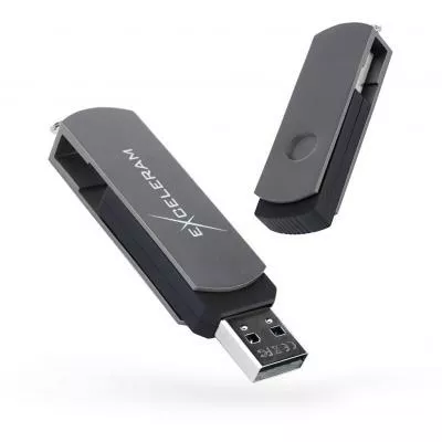 Флешка Exceleram 8GB P2 Series USB 2.0 (EXP2U2GB08) Gray - фото 2