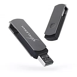 Флешка Exceleram 8GB P2 Series USB 2.0 (EXP2U2GB08) Gray - миниатюра 2