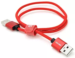 Шлейф (Кабель) Veggieg USB 2.0 AM/AM 0.5м червоний (YT-AM / AM-UA-0.5) - фото Шлейф (Кабель) Veggieg USB 2.0 AM/AM 0.5м червоний (YT-AM / AM-UA-0.5)