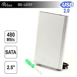 Кишеня для HDD PrologiX BS-U25F (BS-U25F-SILVER) Silver