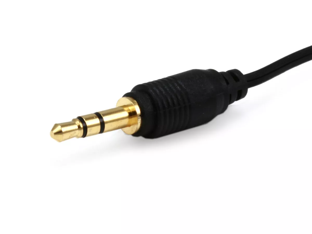 Аудио кабель 1TOUCH AUX mini Jack 3.5mm M/M Cable 1 м black - фото 3