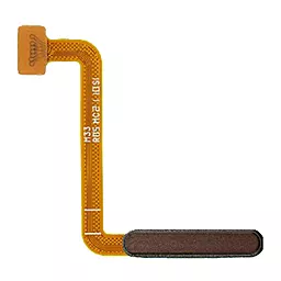 Шлейф Samsung Galaxy M33 M336 / Galaxy M53 M536, с кнопкой включения, со сканером отпечатка пальца Brown - фото Шлейф Samsung Galaxy M33 M336 / Galaxy M53 M536, с кнопкой включения, со сканером отпечатка пальца Brown