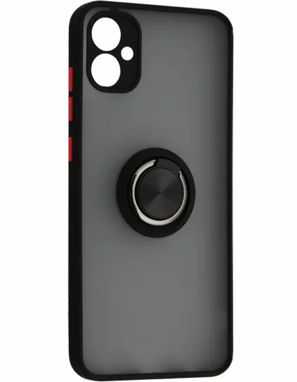 Чехол 1TOUCH Gingle Ring Case для Samsung Galaxy A05 (A055) Black - фото 1