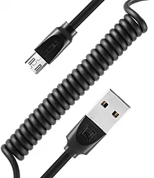 Кабель USB Remax Radiance-PRO 0.4M micro USB Cable Black (RC-117m)