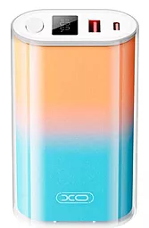 Повербанк XO PR222 10000 mAh 22.5W QC/PD Yellow-blue - фото Повербанк XO PR222 10000 mAh 22.5W QC/PD Yellow-blue