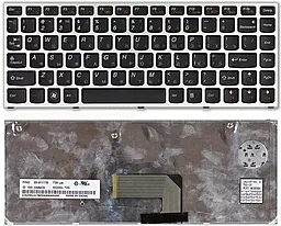 Клавіатура для ноутбуку Lenovo IdeaPad U460 frame чорна