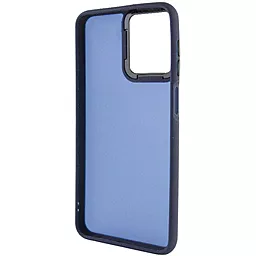 Чехол Epik TPU+PC Lyon Frosted для Samsung Galaxy M33 5G Navy Blue - миниатюра 2