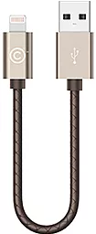 Кабель Lab.C A.L Champagne USB-A - Lightning 12w 2.4a 0.15м cable Gold (LABC-510-GD) - фото Кабель Lab.C A.L Champagne USB-A - Lightning 12w 2.4a 0.15м cable Gold (LABC-510-GD)