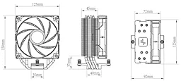 Система охолодження Deepcool AG400 LED (R-AG400-BKLNMC-G-1) - мініатюра 11