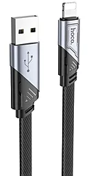 Кабель Hoco U119 USB-A - Lightning 12w 2.4a 1.2м cable Black - фото Кабель Hoco U119 USB-A - Lightning 12w 2.4a 1.2м cable Black