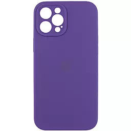 Чехол Silicone Case Full Camera Protective для Apple iPhone 12 Pro Amethyst