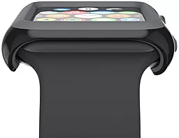 Чохол для розумного годинника Apple Watch CandyShell Fit Case 38mm Black/Grey (SPK-A4134) - мініатюра 4