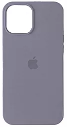 Чехол Silicone Case Full для Apple iPhone 14  Lavander Grey