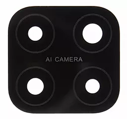 Стекло камеры Oppo A35 без рамки Black - фото Стекло камеры Oppo A35 без рамки Black