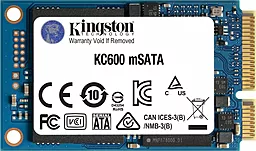 Накопичувач SSD Kingston KC600 256 GB mSATA (SKC600MS/256G)