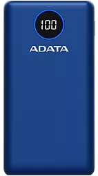 Повербанк ADATA P20000QCD 20000mAh 18W Blue (AP20000QCD-DGT-CDB)