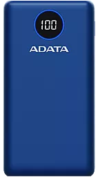 Повербанк ADATA P20000QCD 20000mAh 18W Blue (AP20000QCD-DGT-CDB) - фото Повербанк ADATA P20000QCD 20000mAh 18W Blue (AP20000QCD-DGT-CDB)