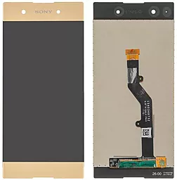Дисплей Sony Xperia XA1 Plus (G3412, G3416, G3421, G3423, G3426) с тачскрином, Gold