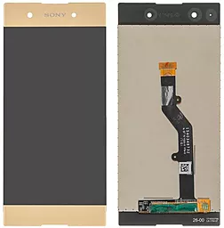 Дисплей Sony Xperia XA1 Plus (G3412, G3416, G3421, G3423, G3426) с тачскрином, Gold - фото Дисплей Sony Xperia XA1 Plus (G3412, G3416, G3421, G3423, G3426) с тачскрином, Gold