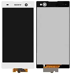 Дисплей Sony Xperia C3 (D2502, D2503, D2533) с тачскрином, White