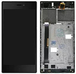 Дисплей Nomi i5031 Evo X1 з тачскріном і рамкою, Black