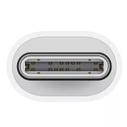 Адаптер-перехідник Apple A2868 M-F USB Type-C -> Lightning Original White (MUQX3ZM/A) - мініатюра 2
