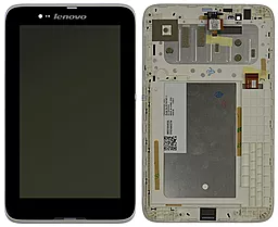 Дисплей для планшету Lenovo IdeaTab A3300 7 + Touchscreen with Frame White