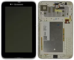 Дисплей для планшета Lenovo IdeaTab A3300 7 + Touchscreen with Frame White - фото Дисплей для планшета Lenovo IdeaTab A3300 7 + Touchscreen with Frame White