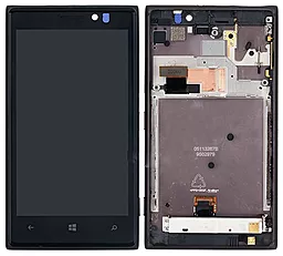 Дисплей Nokia Lumia 925 + Touchscreen with frame (original) Black