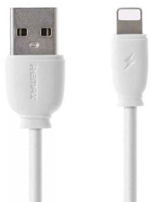 Кабель Remax Fast Charging USB-A - Lightning 12w 2.4a 1м cable White (RC-134i) - фото 1