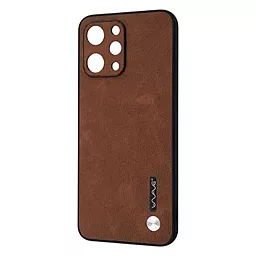 Чохол Wave Leather Case для Xiaomi Redmi 12 4G Dark Brown