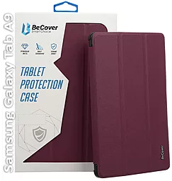 Чохол для планшету BeCover Smart Case для Samsung Galaxy Tab A9 SM-X115 8.7"  Red Wine (709911)